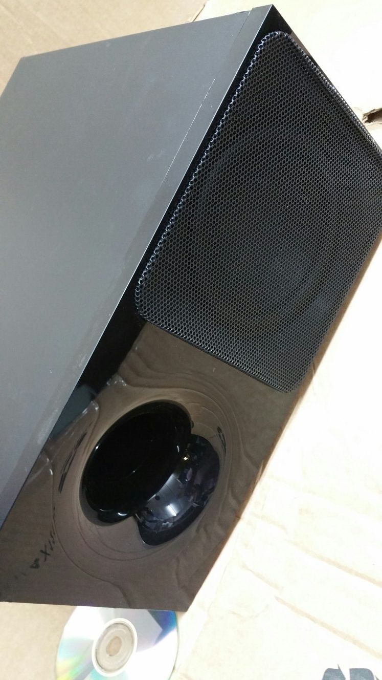 NEW SONY ACTIVE Bluetooth WIRELESS SUBWOOFER SPEAKER for soundbar. Powered sub. Model: SAWCT790