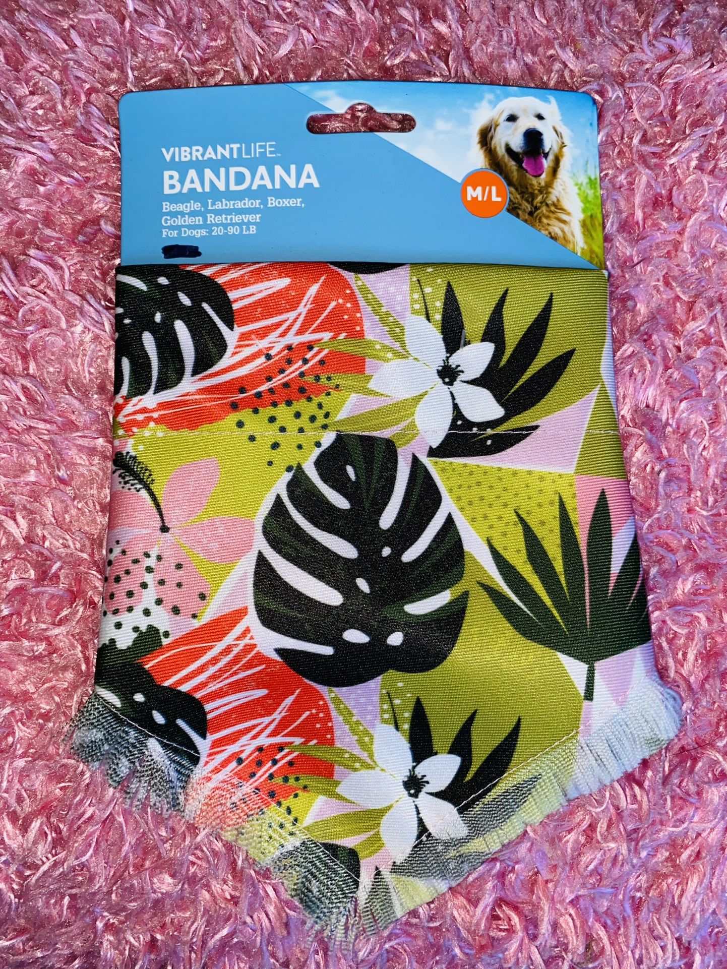 MEDIUM/ LARGE DOG 🐶 GRAPHIC DESIGNED BANDANA