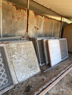 Old horse barn stall doors