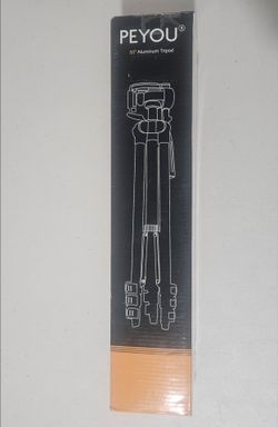 PEYOU 50" Lightweight Aluminum Tripod – For Cameras & Phones