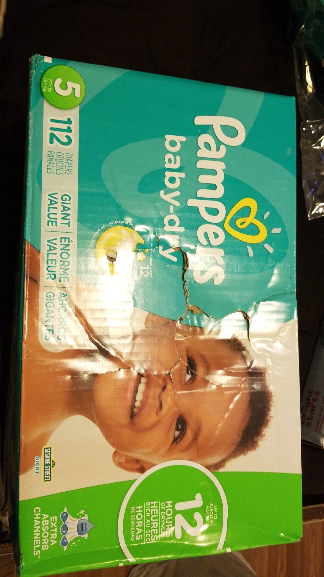 Pampers size 5