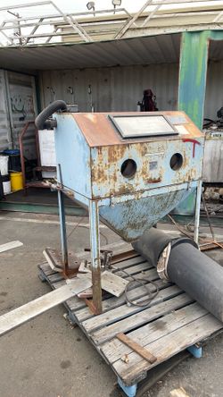 Cyclone sandblasting