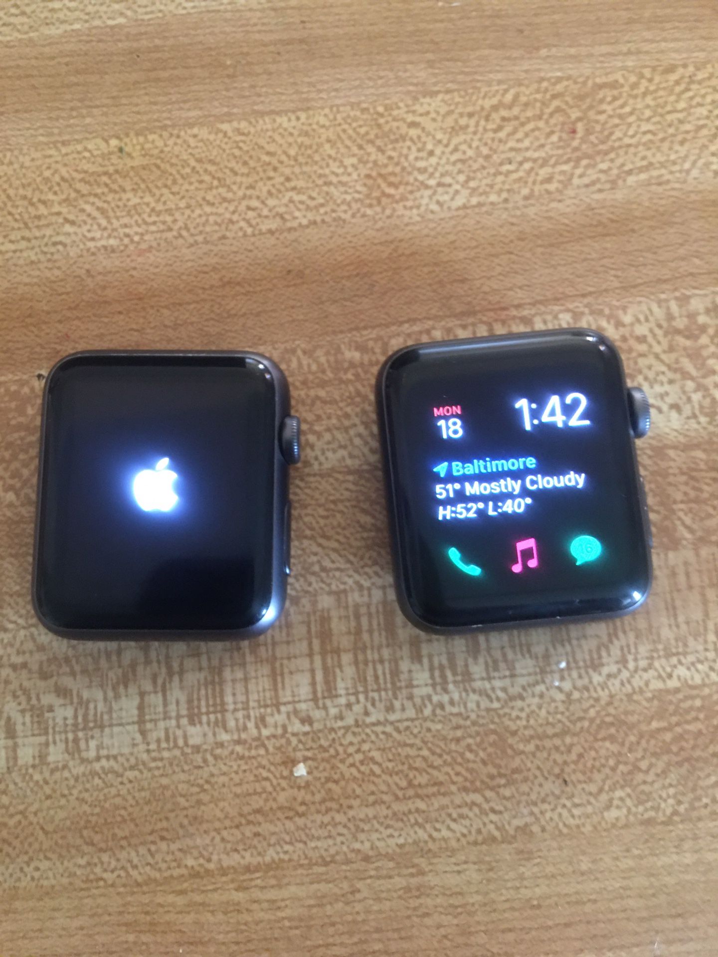 Unlocked 42mm Apple Watches Series 1 and Series 3