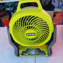 Bentilador Ryobi 18v Bateria Y Luz Solo Herramienta 