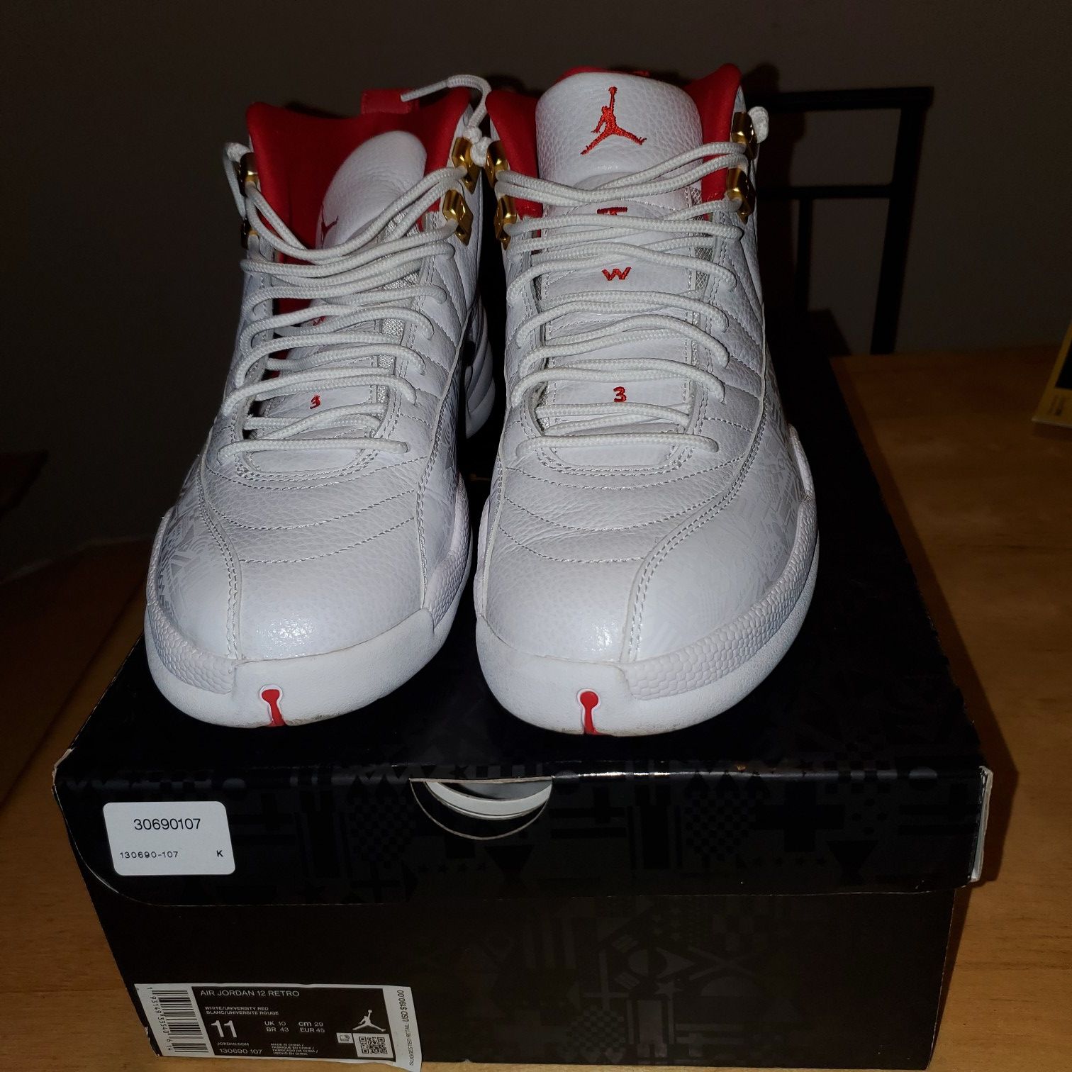 Jordan 12 'Fiba' 100% Authentic