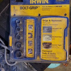  Irwin bolt grip 5 piece