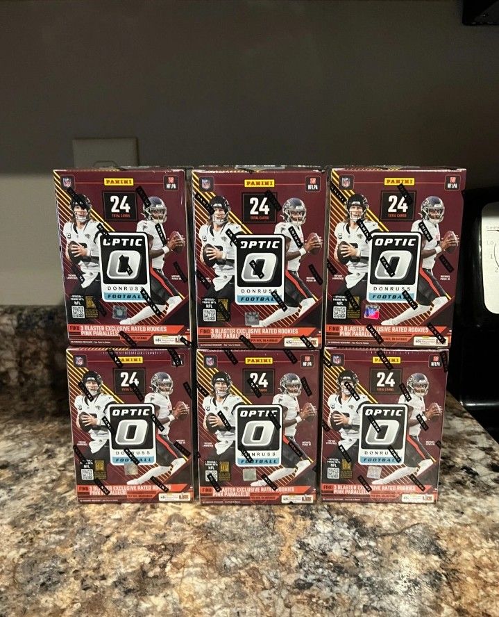 2024 Panini NFL Donruss Optic Football Trading Card Blaster Boxes