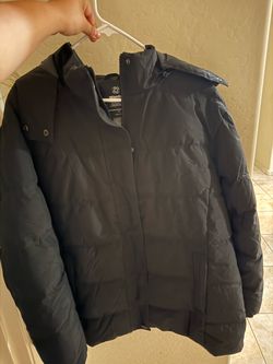 Black Puffer Winter Jacket