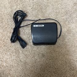 White Sewing Machine FOOT PEDAL SPEED CONTROLLER YDK YC-120B 3 Prong Connector