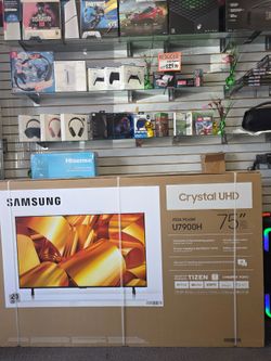 Samsung 75" 2026 model crystal UHD on payments with$50 down to take home