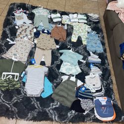 Baby Boy Clothes, Diapers, and Wipes