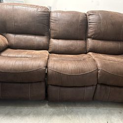 Electric Brown Couch