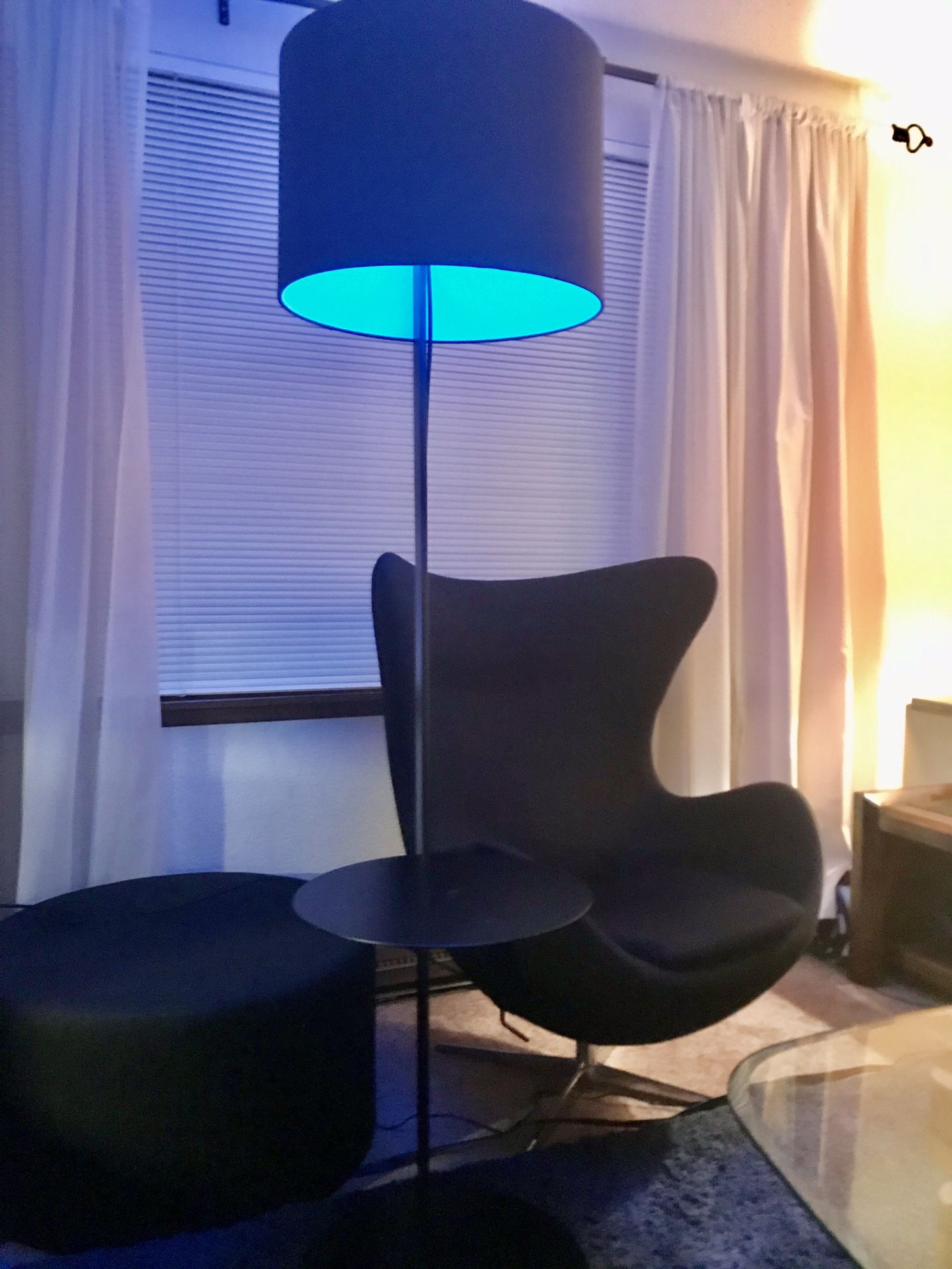 BLU DOT Note floor lamp with table!