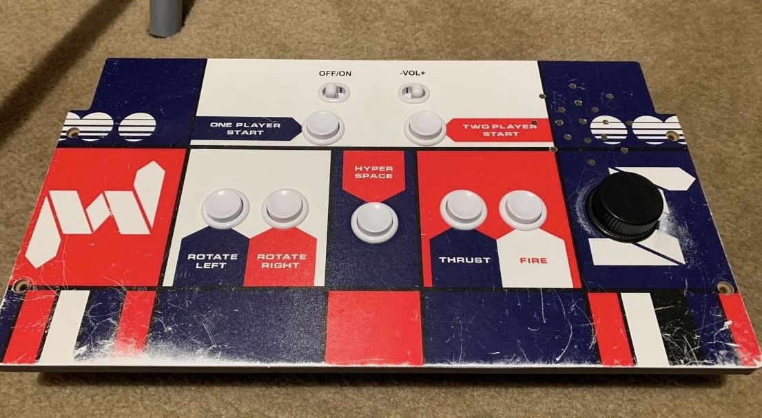 Arcade 1up Asteroids Control Deck 