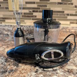 Kalorik Immersion Blender Set with Whisk & Food Processor