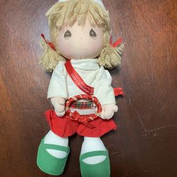 Vintage 1989 Precious Moments Applause Doll Christmas Edition