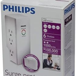 Phillips 6 Outlet Surge Protector