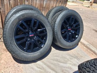 2025 OEM ORIGINAL TAKEOFFS GMC SIERRA AT4 TIRES GENERAL GRABBER 75 % DOT 0725 $ 995 FIRM.