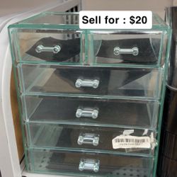 Acrylic Makeup Organizer Drawer – Clear Storage Organizer