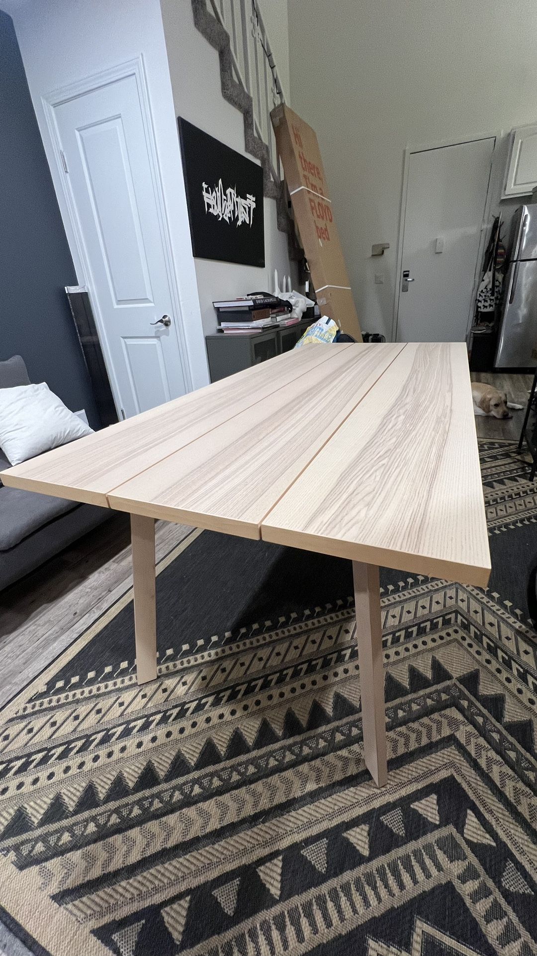 Ikea Table YPPERLIG Table, ash, 200x90 cm for Sale in West