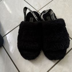 Ugg Black Slides Sandals