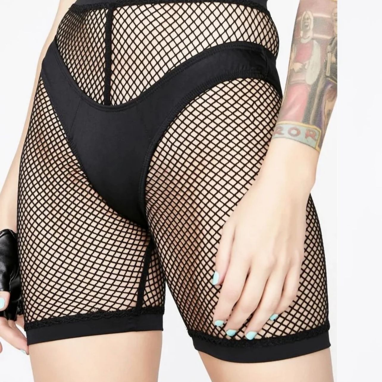 Club Exx by Dolls Kill “No Favorz Bikini N’ Shorts Set”