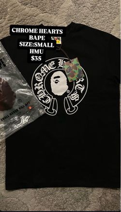 Chrome hearts x Bape shirt