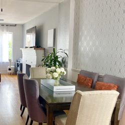 Real Solid Wood Dining Table- Not MDF