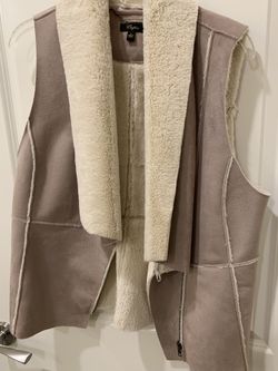 Faux Fur Camel Vest