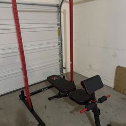 Power Squat Rack And Bench 