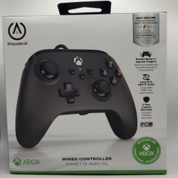 PowerA Wired Controller for Xbox Series X|S & Xbox One – Black – Tested & Working