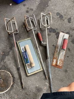 Mixers, Floats, Trowel lot for sale