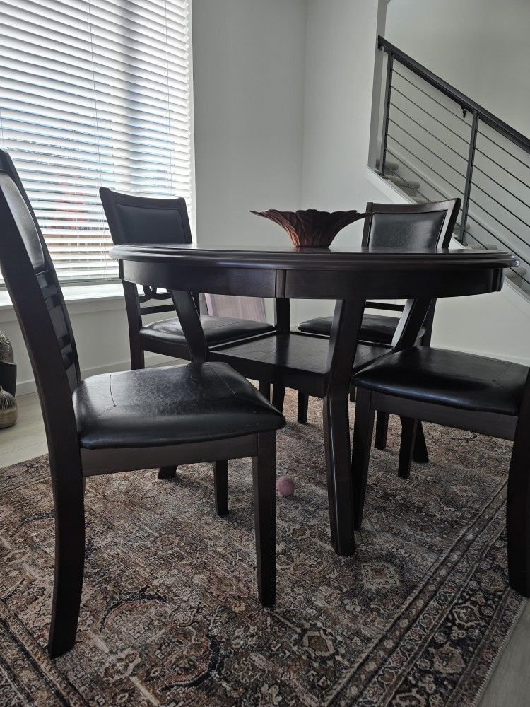 Dining Table With Four Chairs