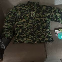 bape abc camo puffer
