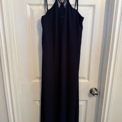 Long Navy Blue Dress / BCBG / Women’s Clothing