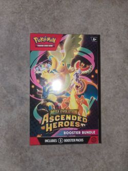 Sealed ascended heroes pokemon booster bundle