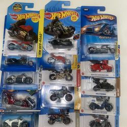 Hot Wheels  Motorcycle Lot