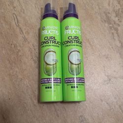 2 Garnier Fructis Curl Construct Creation Mousse 6.8 oz