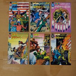 BRAVE & THE BOLD GREEN ARROW BUTCHER & QUESTION #1-6 MINI SERIES DC 1991 HG SET