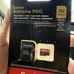 SD 512 GB Extreme Pro
