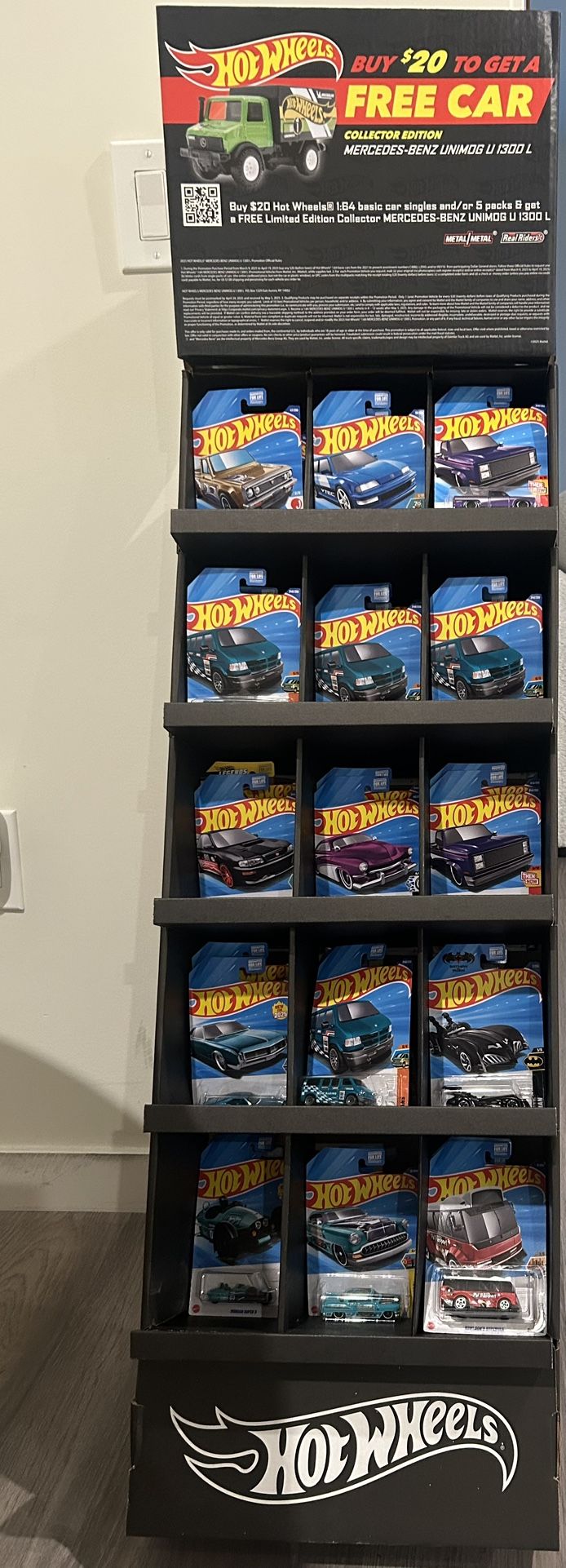 Hot Wheels Display 