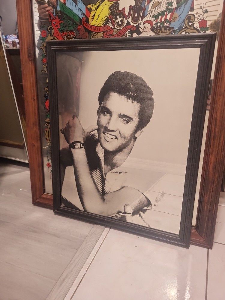 Elvis Mirror Art