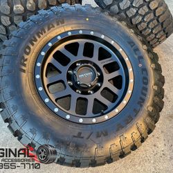 18" METHOD MR305 Ford F250 F350 Wheels Off-Road Tires Rims 8x170