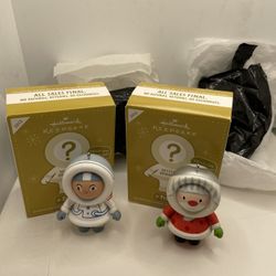 Lot Of Hallmark Mystery Ornaments 