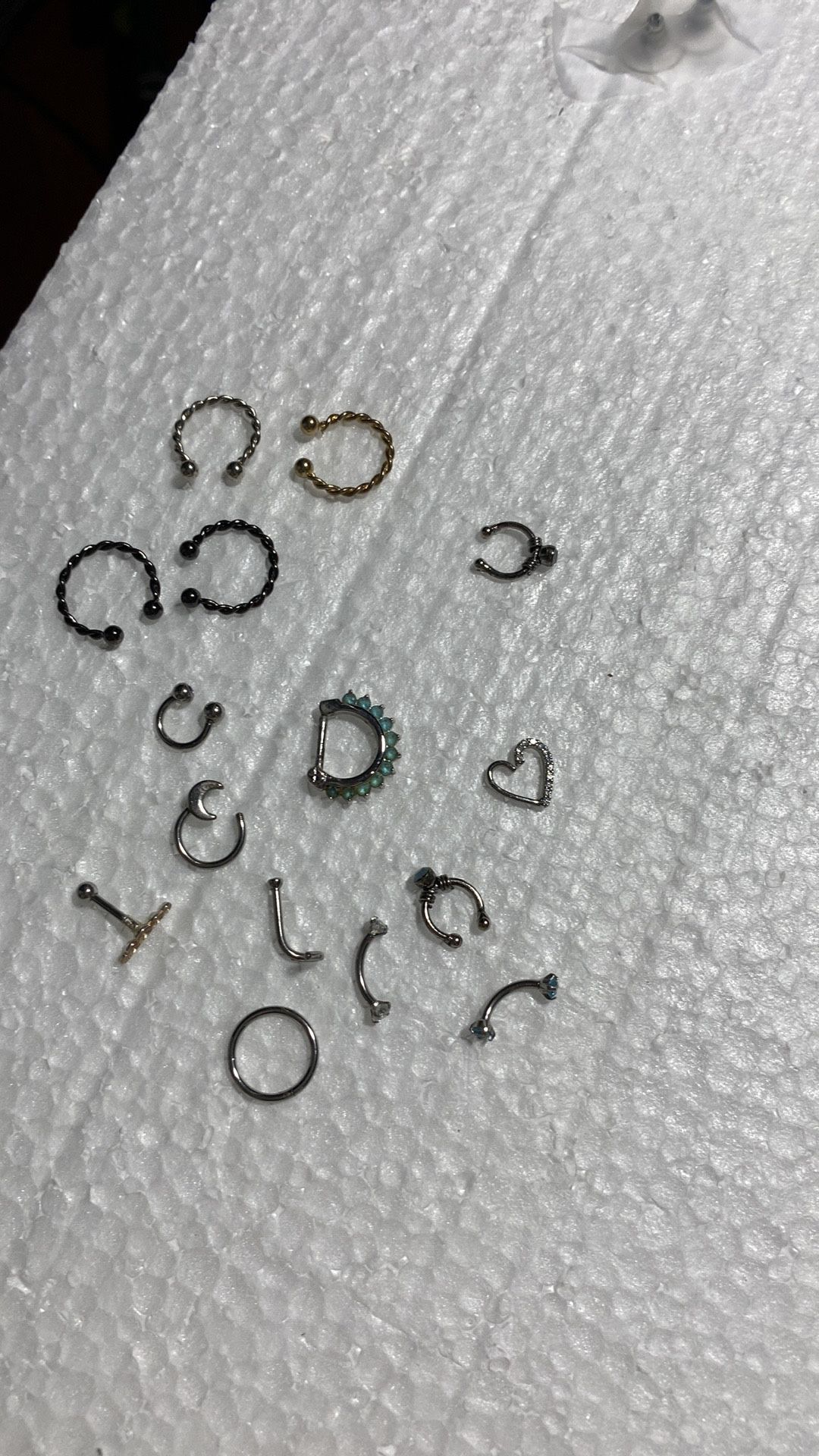 SS Daith and Nose Ring Collection