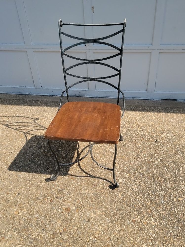 6 Heavy Wrought-iron  Chairs