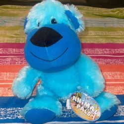 Blue Plushie Animal Pals Dawg New With Tags 13”