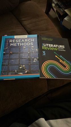 Two Textbooks For Research Methods Class