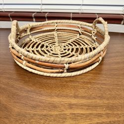 Woven Rattan Basket 