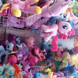 My Little Pony ,Unicorns And Horses Plush And Hard Plastic Toys Price Is Range From $5 To $25 Each